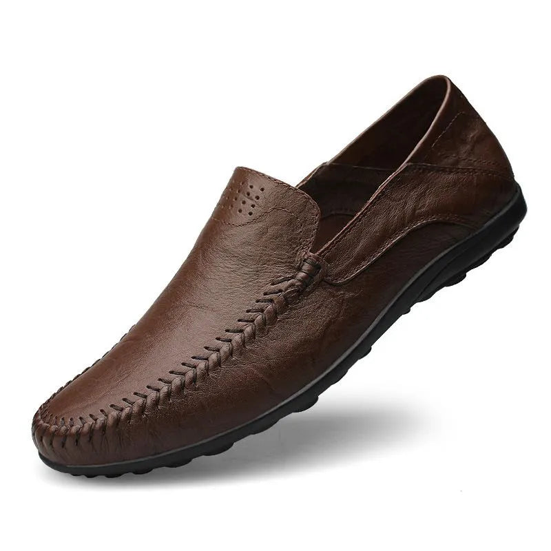 Levoire | Bottines Élégantes Fait Main Marron foncé