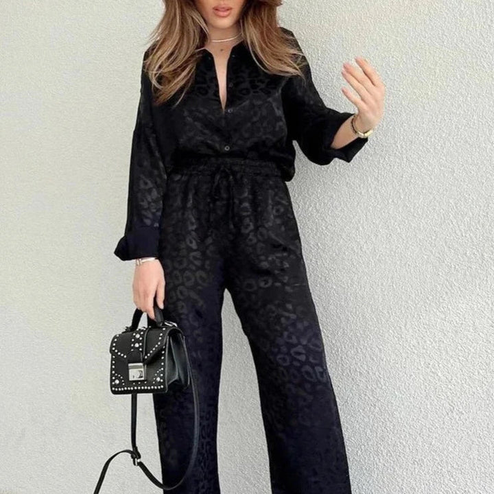 Levoire | Ensemble De Vêtements À La Maison Deux Pièces Noir
