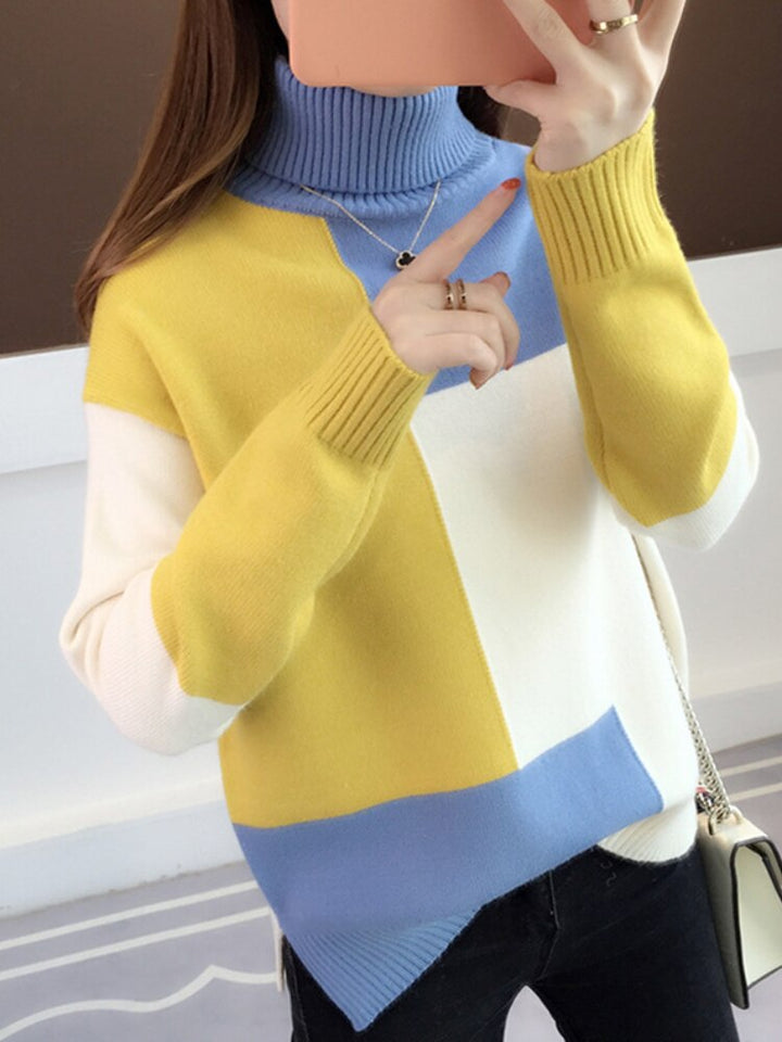 Levoire | Pull À Blocs De Couleur Confortable & Stylé