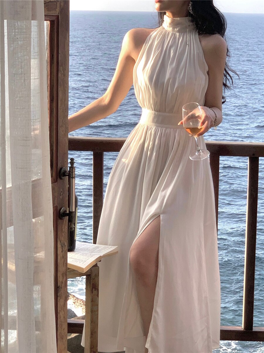 Levoire | Robe Midi En Chiffon Décolletée