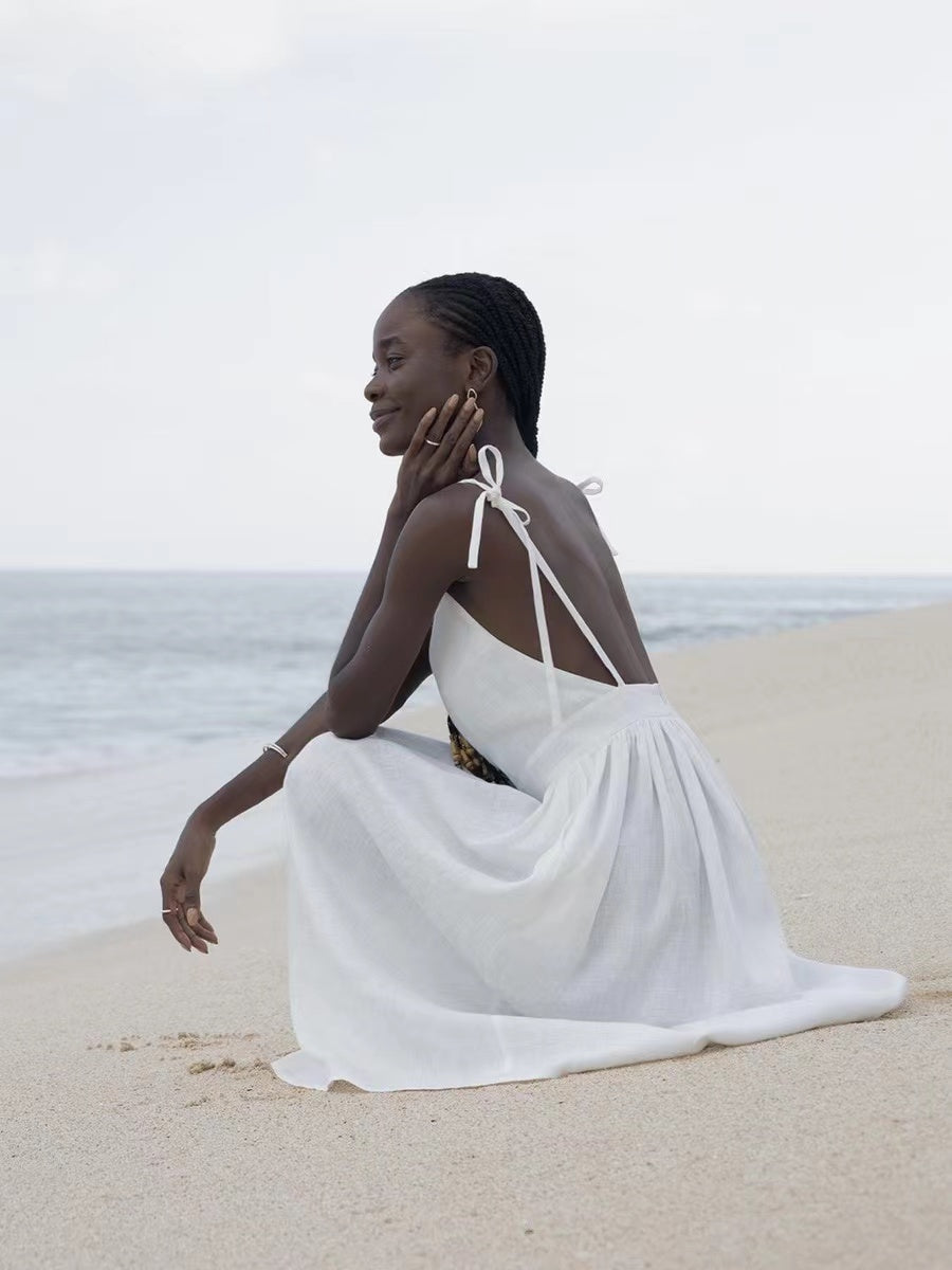 Levoire | Robe D'Été Respirante En Lin Pour Femmes