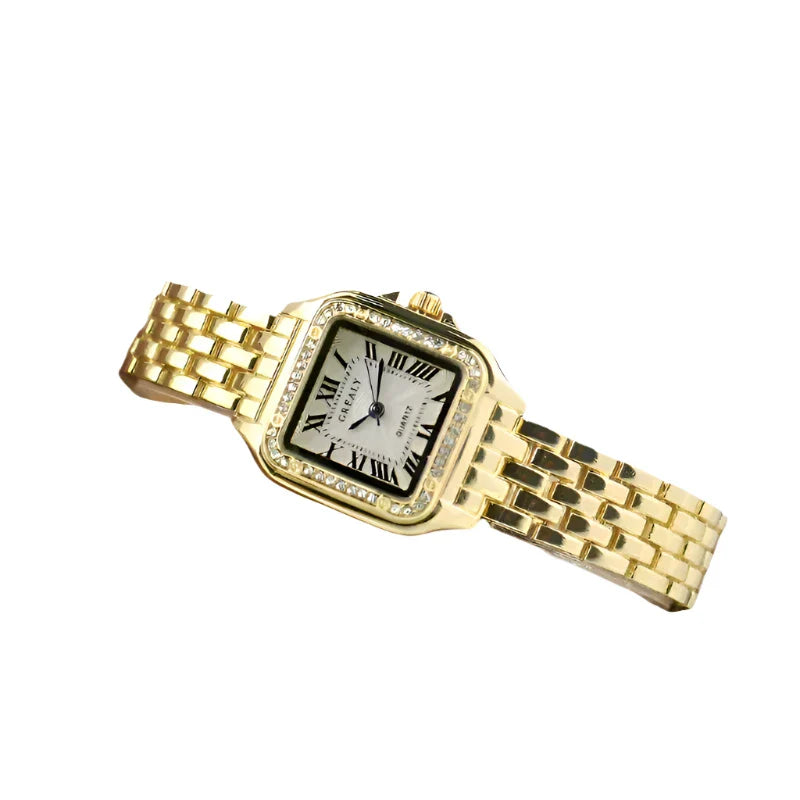 Levoire | Montre En Diamant Pour Femmes Carrée Kulta Diamant