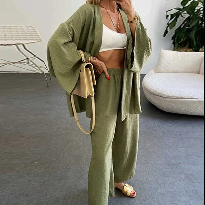 Levoire | Ensemble De Vêtements D'Été Vert