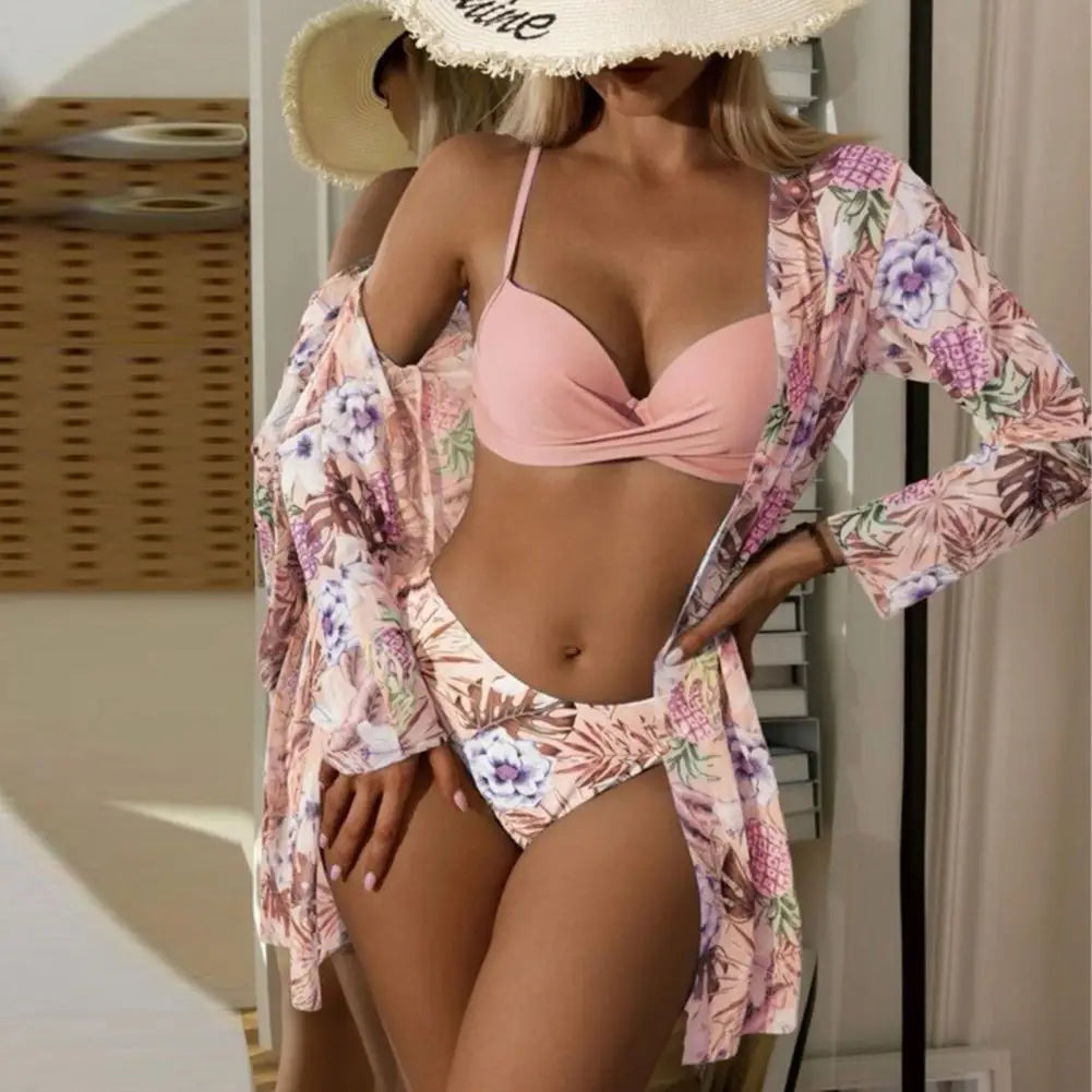 Levoire | Bikini À Imprimé Floral Rose