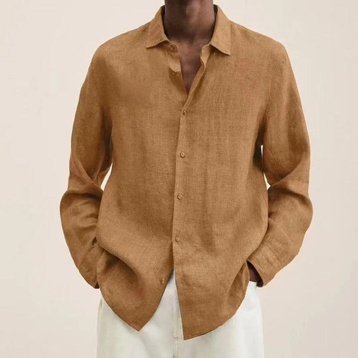 Levoire | Chemise En Coton Leger Confortable Hommes Khaki