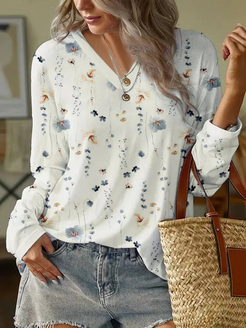 Levoire | Blouse V En Forme De Fleur 2XL