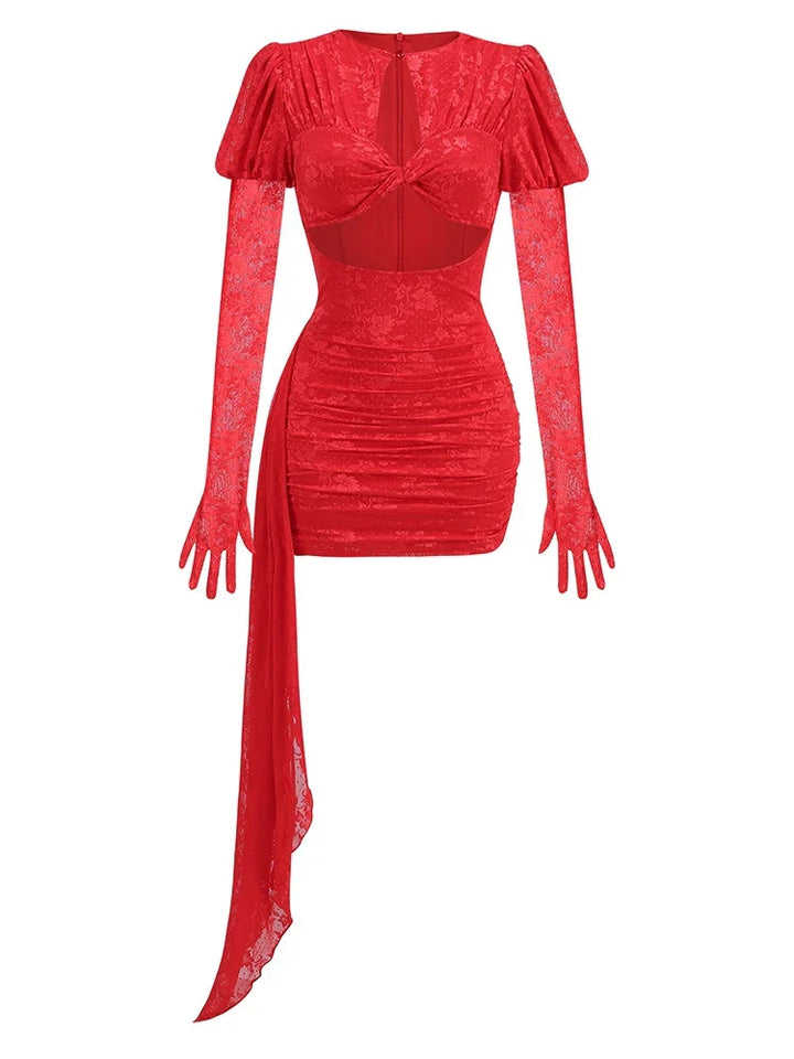 Levoire | Nouveaux Gants Sexy À Manches Longues Et Robe Mini Pour Un Look Séduisant Rot