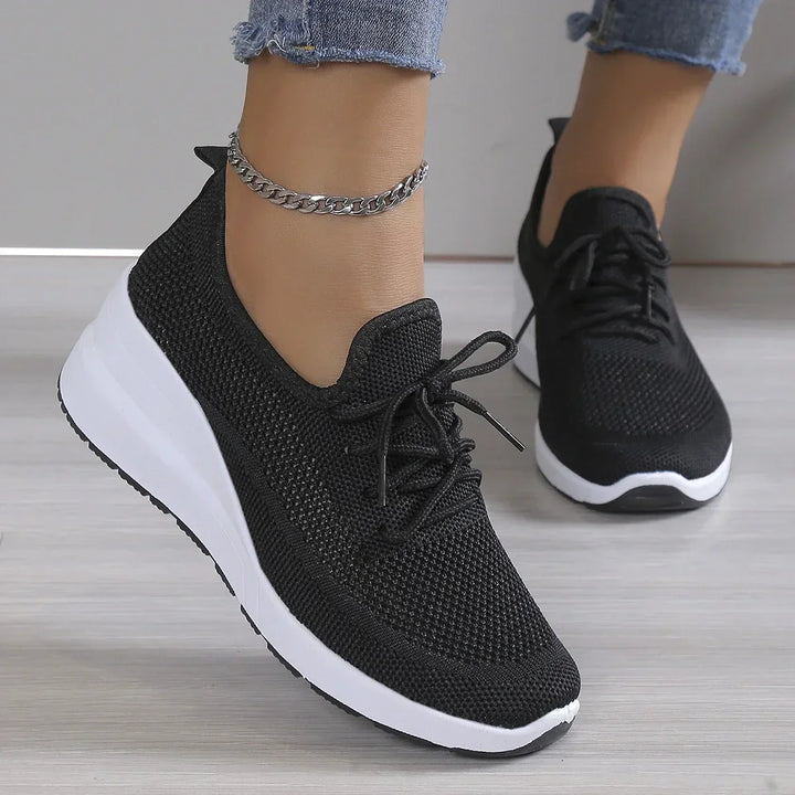 Levoire | Chaussures de course en mesh respirantes Noir