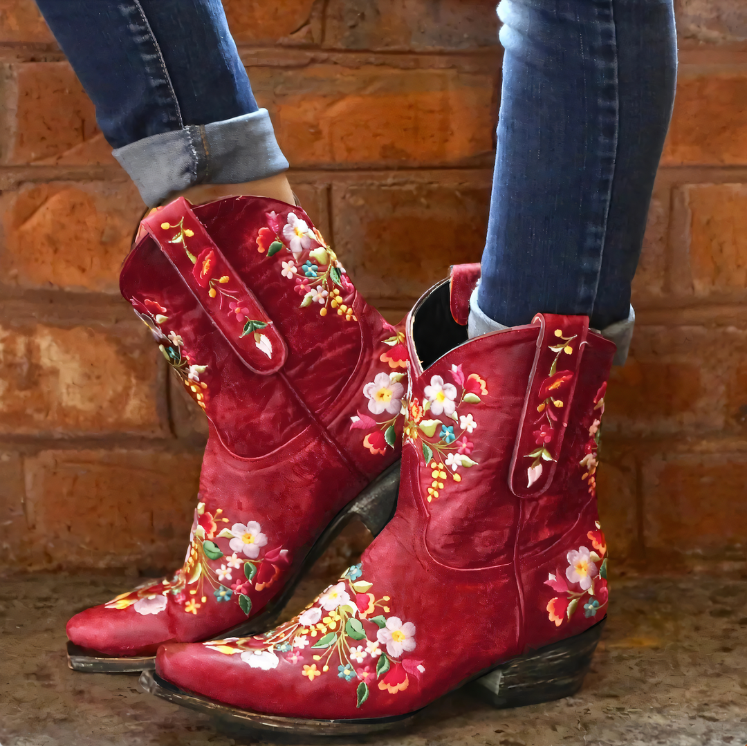 Levoire | Bottes De Cowboy Vintage Imperméables Rot