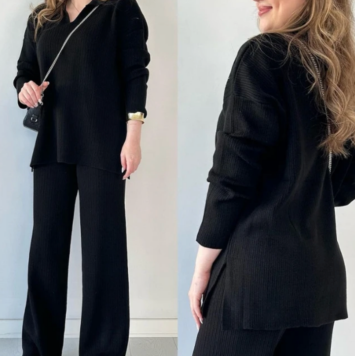 Levoire | Robe En Tricot Mukava Musta