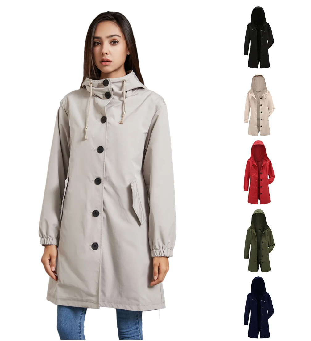 Levoire | Trench-Coat Avec Capuche Et Boutons