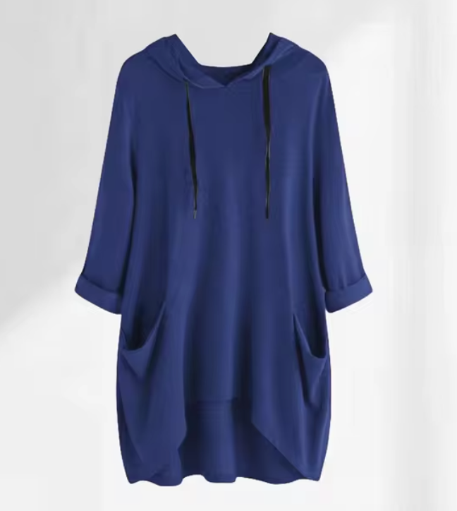 Levoire | Hoodie Surdimensionné Bleu foncé