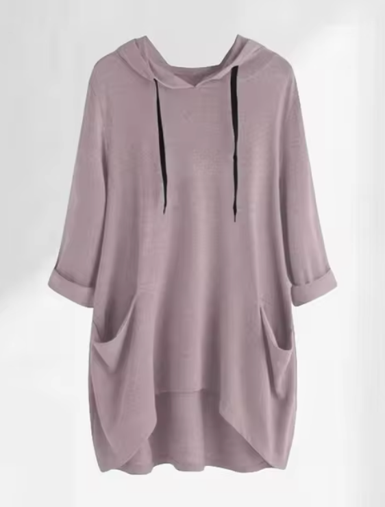 Levoire | Hoodie Surdimensionné Gris-violet