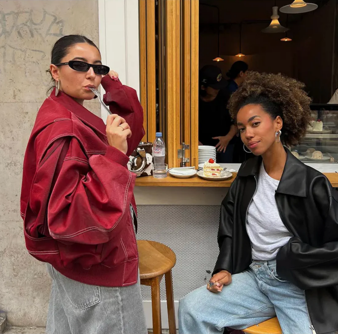 Levoire | Veste en cuir oversize