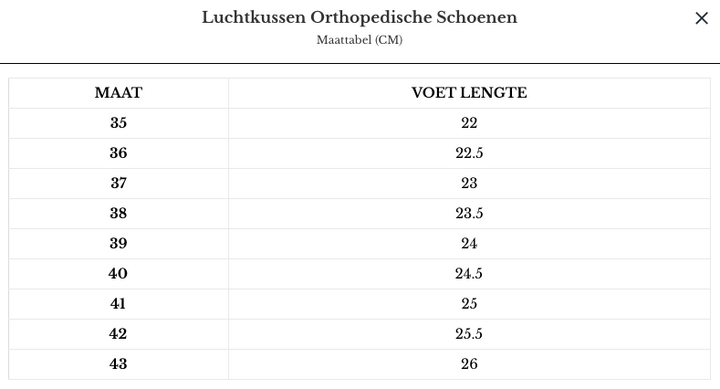 Levoire | Chaussures orthopédiques avec amorti d'air