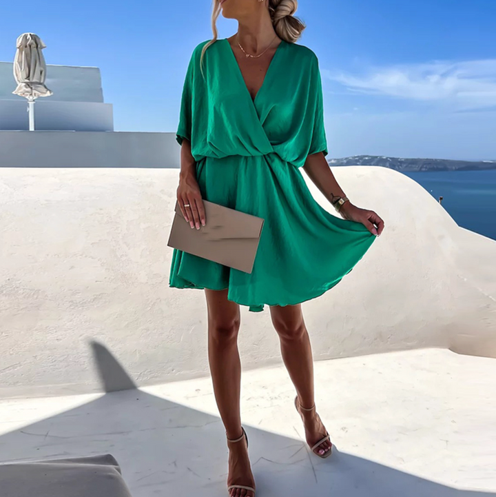 Levoire | Beautiful Dress With Nice Pleats Vert foncé