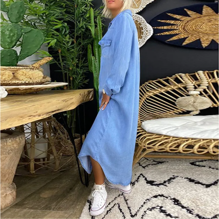 Levoire | Robe De Printemps Décontractée À Manches Longues Et Coupe Grande Taille