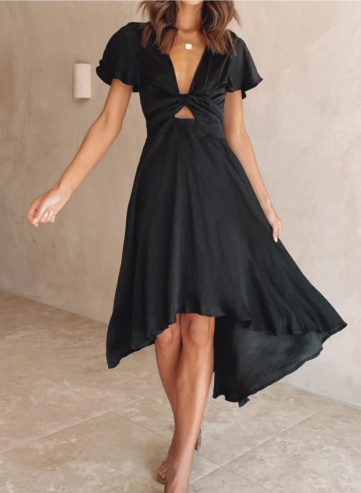 Levoire | Robe à volants pastel Noir