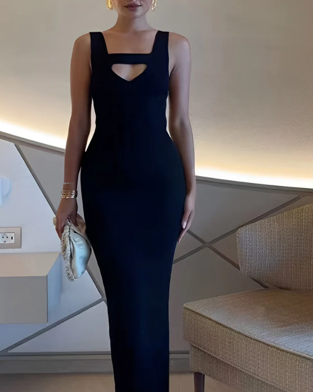 Levoire | Robe Midi Tricotée Élégante L