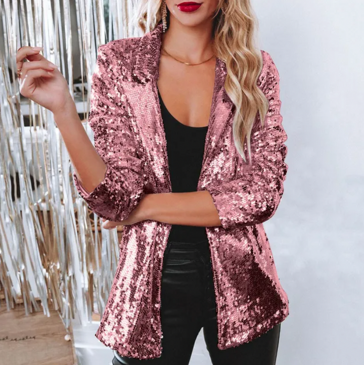 Levoire | Veste Paillettes Élégante Pour Femmes Rosa