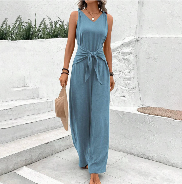 Levoire | Une Combinaison Elegante Fluide Et Confortable Bleu Femmes