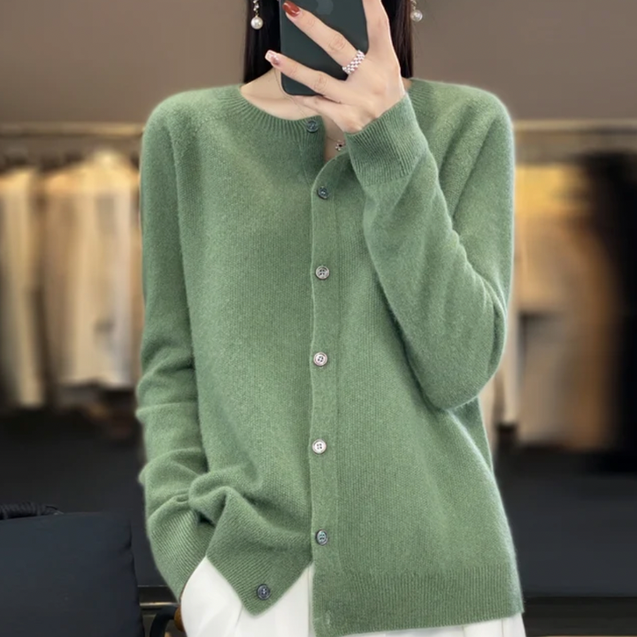 Levoire | Doux gilet en laine Vert
