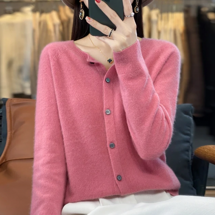 Levoire | Gilet En Laine Douillet Rosa