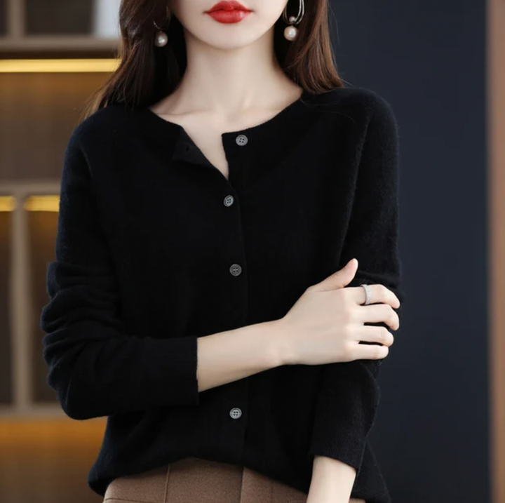 Levoire | Doux gilet en laine Noir