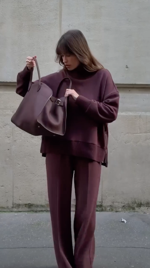 Levoire | Ensemble en tricot avec une texture douce