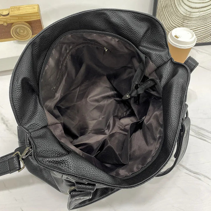 Levoire | Sac À Main Pour Dames En Cuir Avec Fermeture Éclair