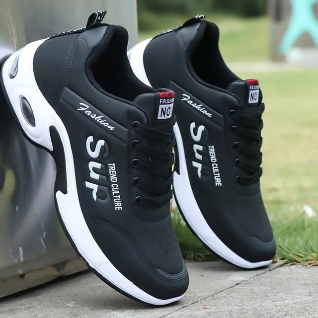 Levoire | Chaussures De Sport Pour Hommes Avec Semelle Orthopédique Noir