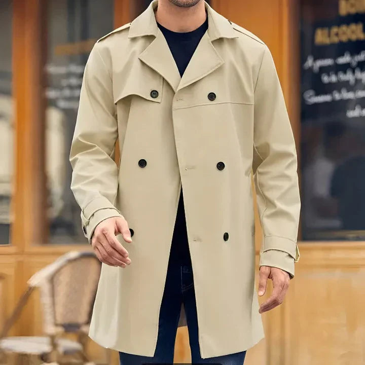 Levoire | Trench-Coat D'Hiver Classique Khaki