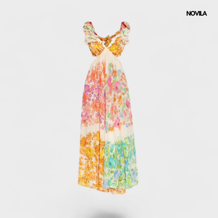 Levoire | Robe D'Été Ludique Avec Motif Floral