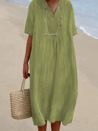 Levoire | Costume En Lin Naturel Et Léger Jaune vert