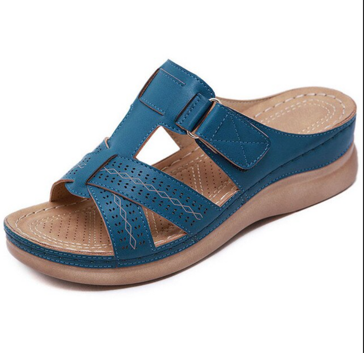 Levoire | Classiques Sandales Féminines Et Chaussures Rétro Bleu