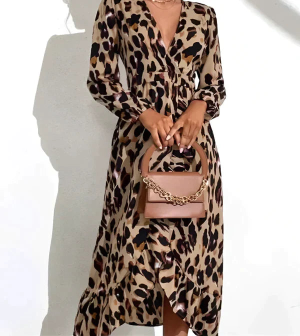 Levoire | V-Neck Robe Élégante