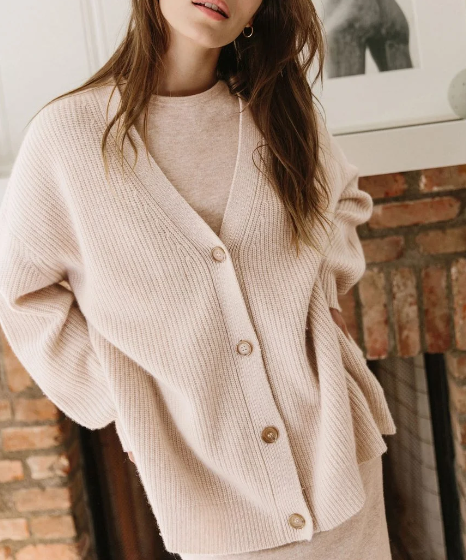 Levoire | Gilet Tricoté Uni Ivoire