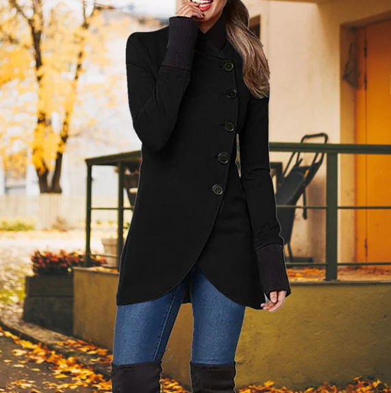 Levoire | Veste Coupe-Vent Élégante Chic Noir