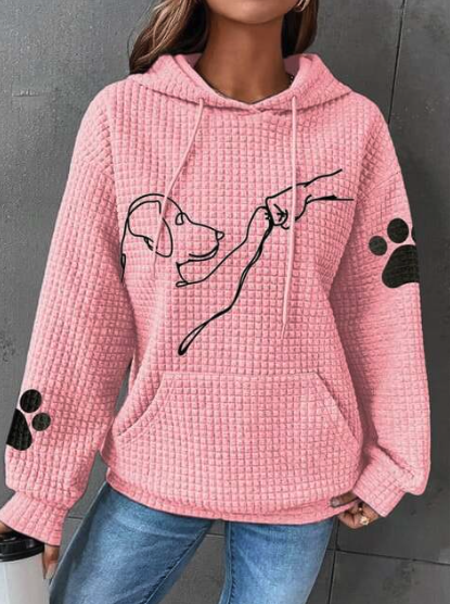 Levoire | Doux et chaud hoodie Rose clair