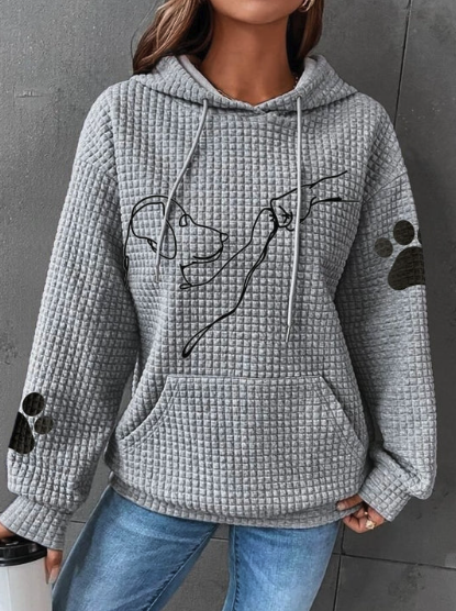 Levoire | Doux et chaud hoodie Gris