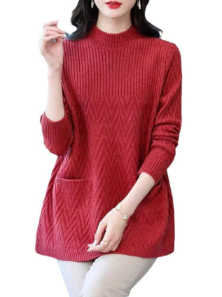 Levoire | Polo à col pour femmes Rot