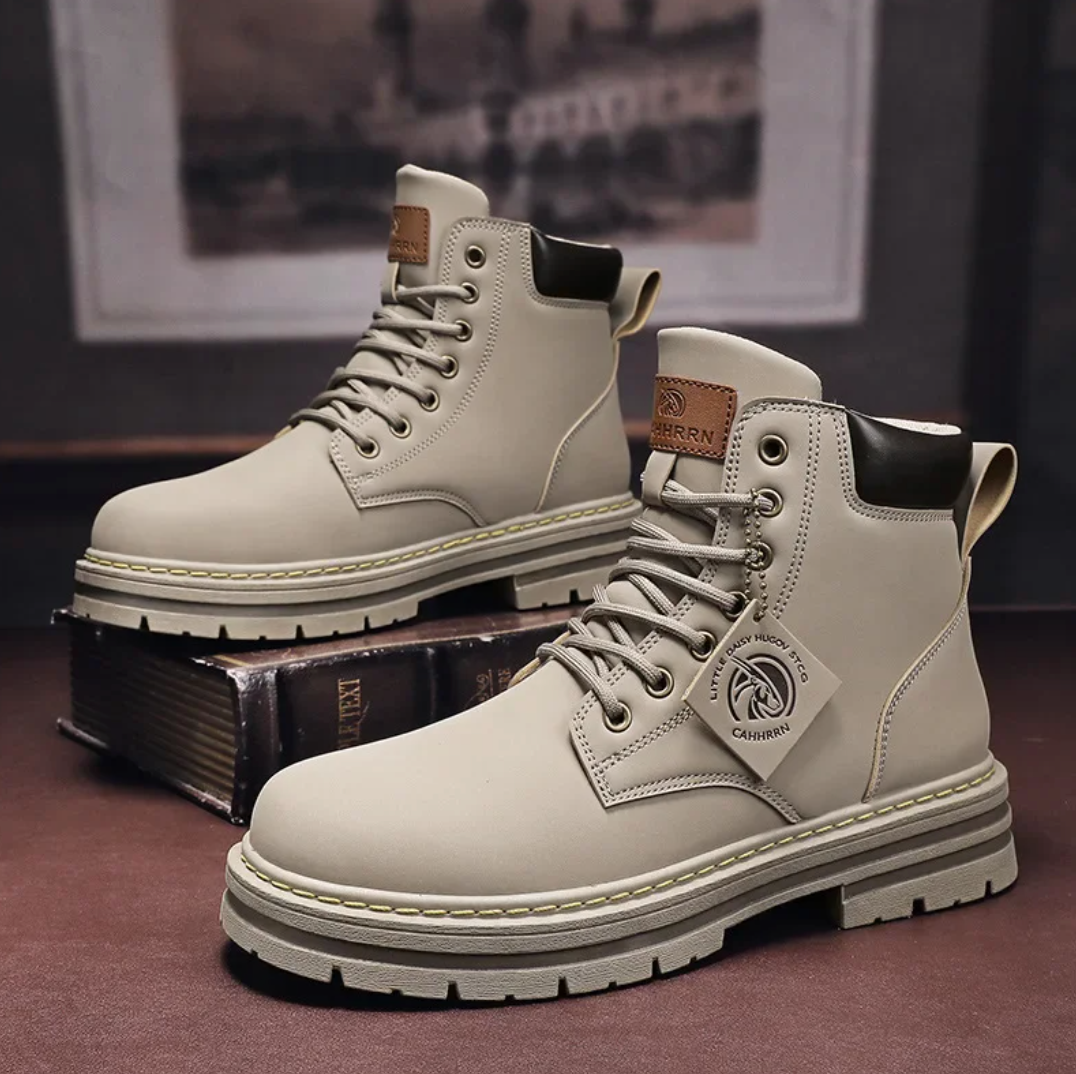 Levoire | Chaussures À Lacets Pour Hommes Gris