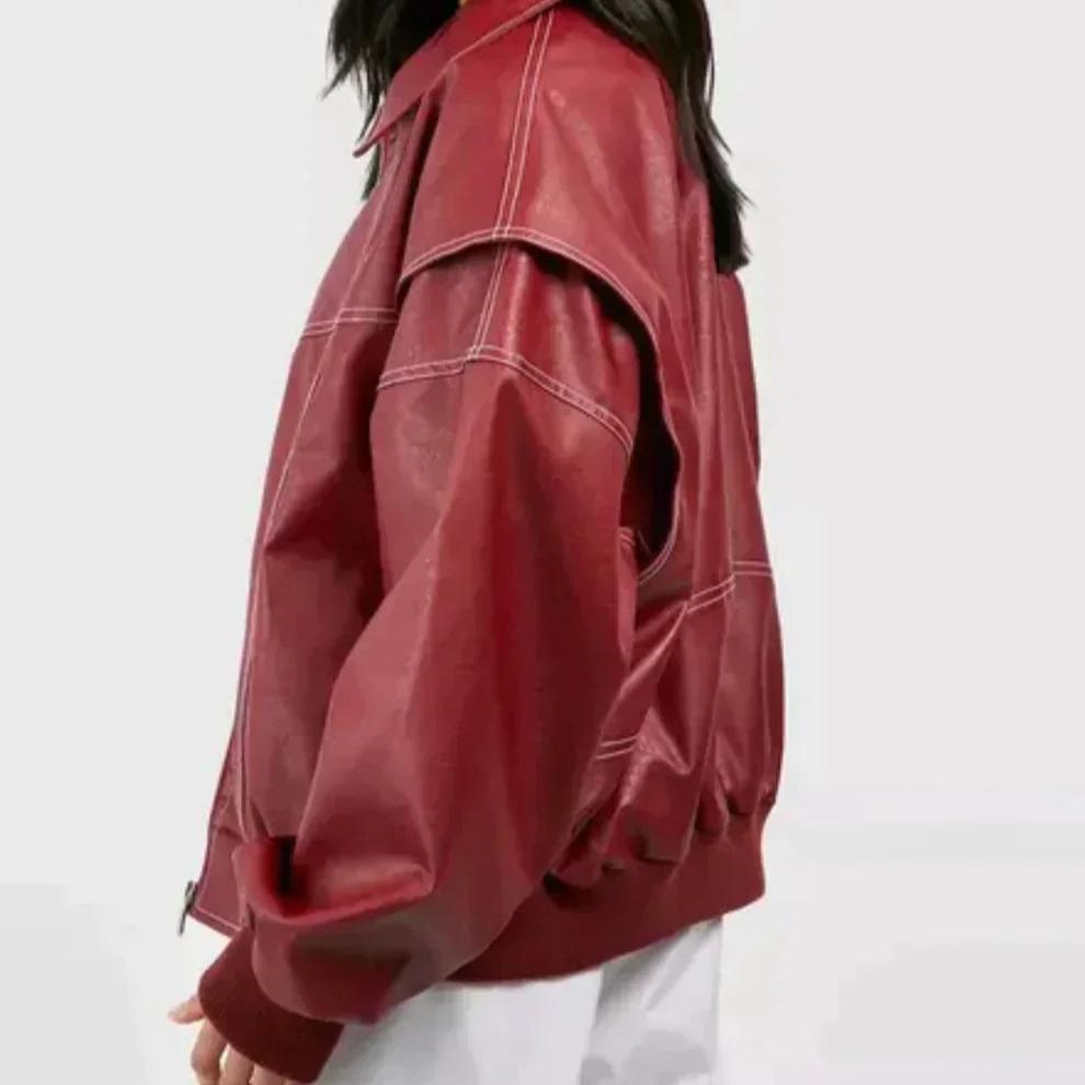 Levoire | Veste Oversized À Manches Longues Avec Fermeture Éclair
