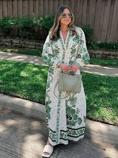 Levoire | Robe Maxi Fleurie