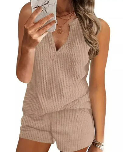 Levoire | T-Shirt D'Été Relaxant À Col V Pour Femmes