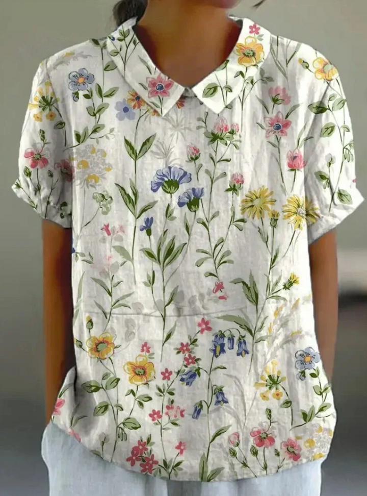 Levoire | Blouse Élégante Avec Motif Floral Pour Femmes Multicolore
