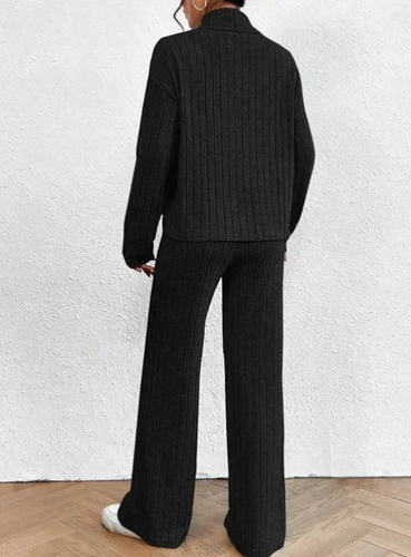 Levoire | Haut Chic Confortable Et Pantalon Ensemble Deux Pièces Pour Femmes