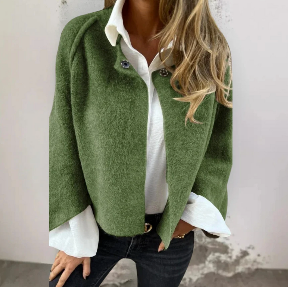 Levoire | Manteau Court Fr La Priode De Transition Vert
