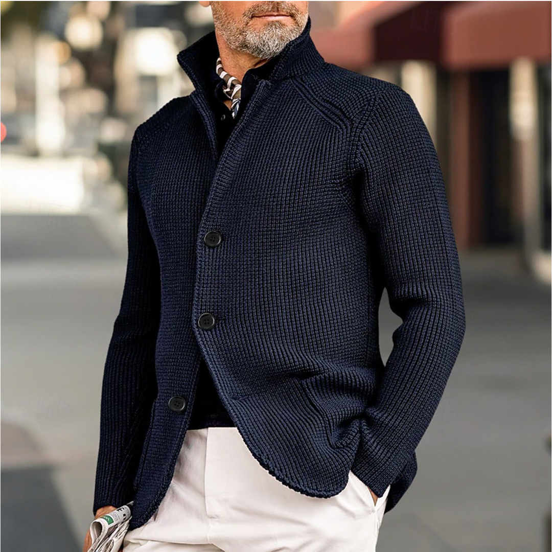 Levoire | Pull En Coton Durable Bleu foncé
