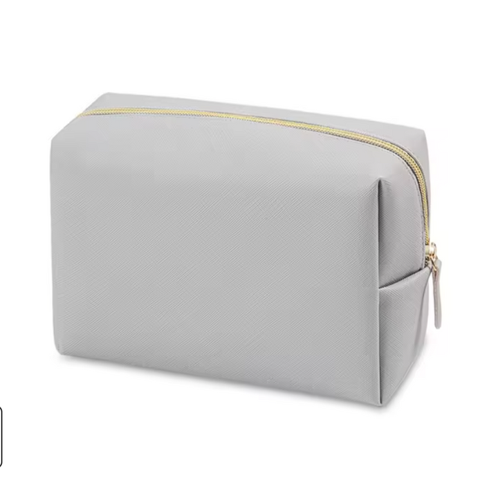 Levoire | Sac De Maquillage Portable Imperméable En Pu Gris clair